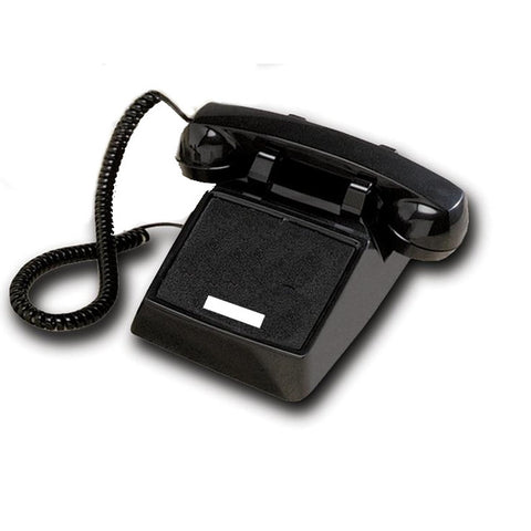 Cortelco ITT-2500NDL-BK 250000-vba-ndl Black Desk No Dial Cortelco