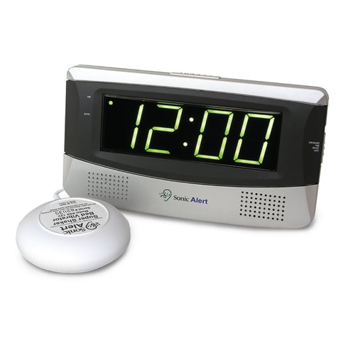 Sonic Bomb SA-SB300SS Sonic Boom Alarm Clock - White Sonic Bomb