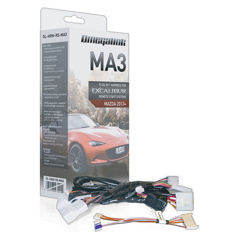 Excalibur Plug&Play HarnessCovers Select Push-To-Start Mazda Models 2013-2022 Excalibur Alarms