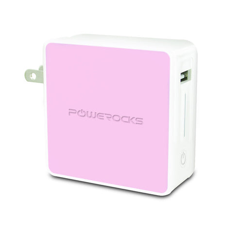 POWEROCKS Tetris 3000mAh Universal Extended Battery Portable Charger, Pink Powerocks