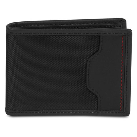 Travelon Safe ID Hack-Proof Accent Billfold Wallet With RFID Protection, Black Travelon