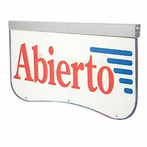 Actiontek Acrylic LED Sign - Abierto Actiontec Screenbeam