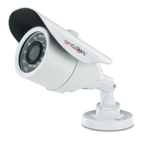 Spyclops SPY-MINBULLETW2 CCTV INDOOR/OUTDOOR Bullet Style Security Camera, White Spyclops