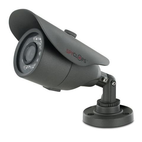 Spyclops SPY-MINBULLETG2 CCTV INDOOR/OUTDOOR Bullet Style Security Camera, Grey Spyclops