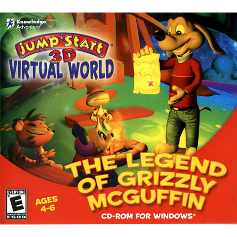 JumpStart 3D Virtual World: The Legend of Grizzly McGuffin Knowledge Adventure