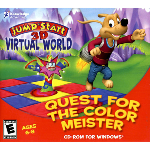 JumpStart 3D Virtual World - Quest For The Color Meister Knowledge Adventure