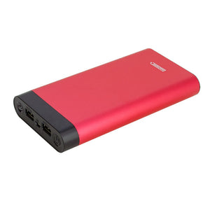 InstaCHARGE 16000mAh Dual USB Power Bank Portable Battery Charger - Red (EL-16K) Instacharge
