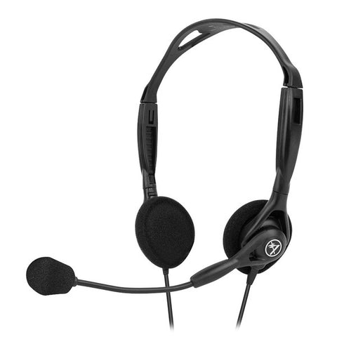 Andrea NC-125 Noise Canceling Stereo PC Headset with Dual 3.5mm Plugs Andrea Electronics