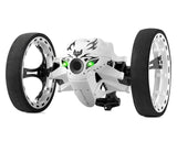 remote control 2 large wheels jump car toy White Onetify